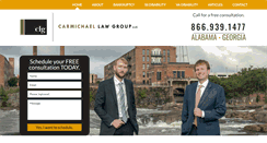 Desktop Screenshot of carmichaellawgroup.com